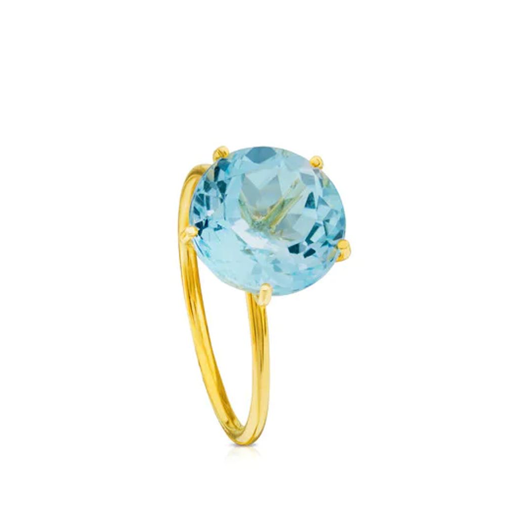 TOUS Ivette Ring Gold with Topaz 11/20 | Westland Mall