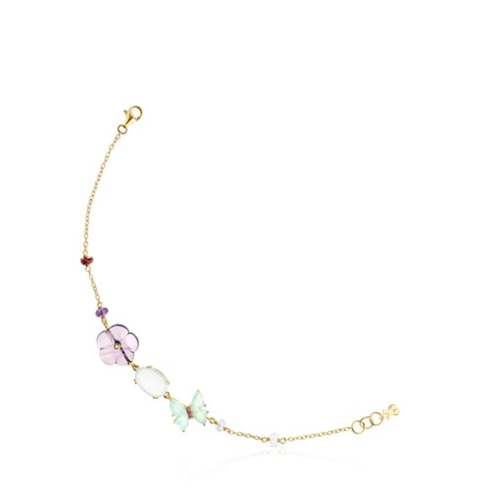 Pulsera Vita de Oro con Gemas