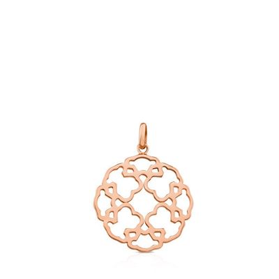 Rose Vermeil Silver Mossaic Power Pendant