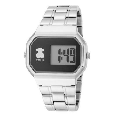 Steel D-Bear Digital Watch