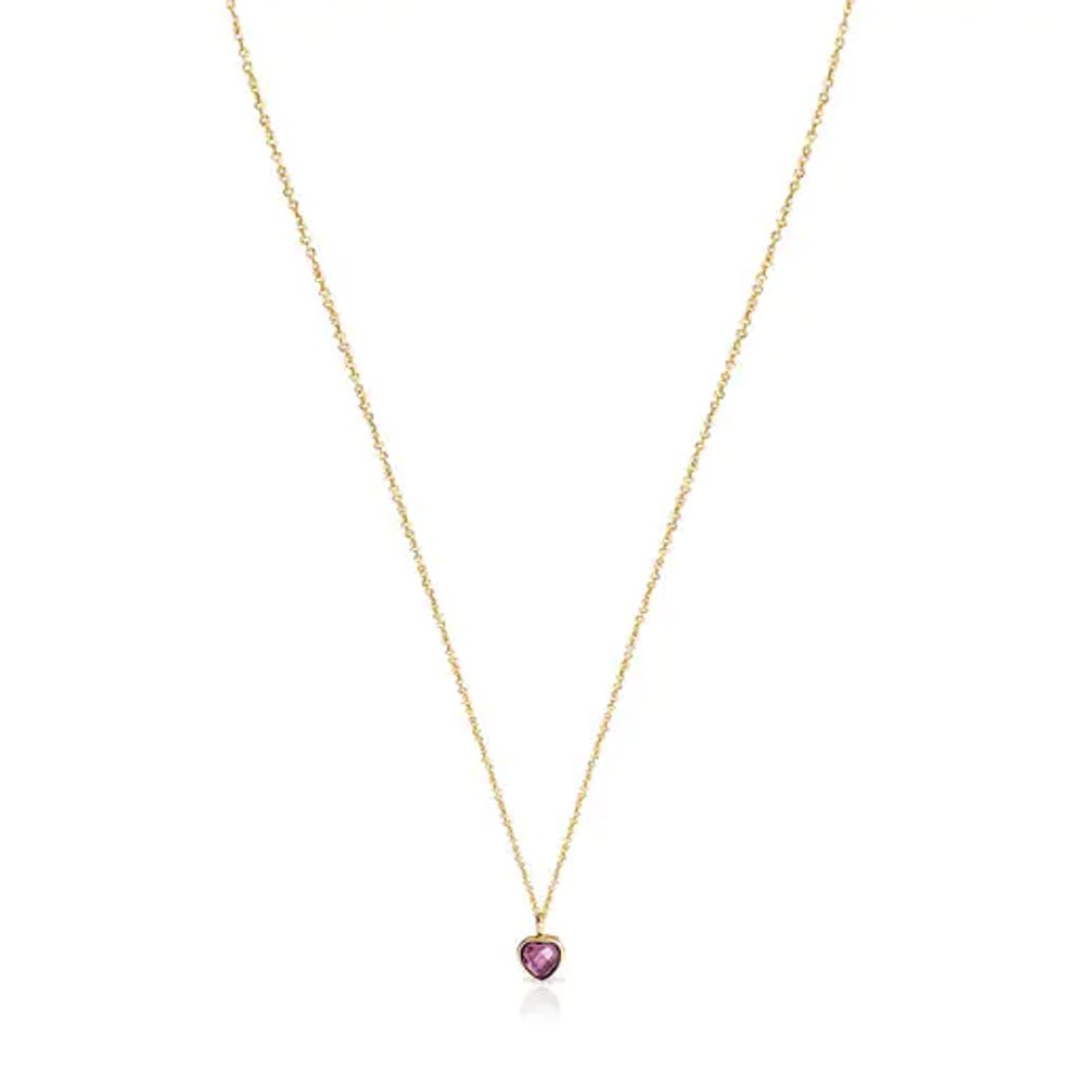 Gold and Amethyst Glory Necklace