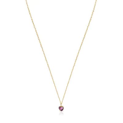 Gold and Amethyst Glory Necklace