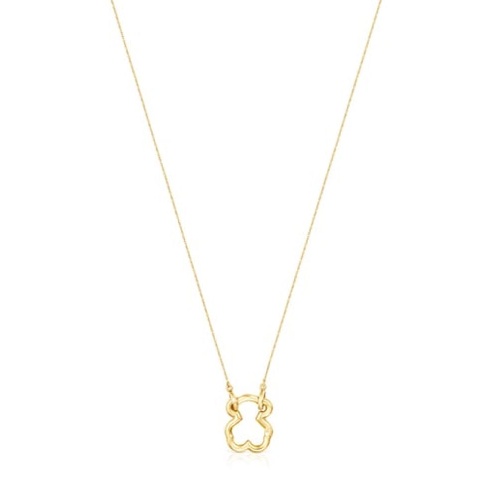 TOUS Gold Hold Bear Necklace | Westland Mall