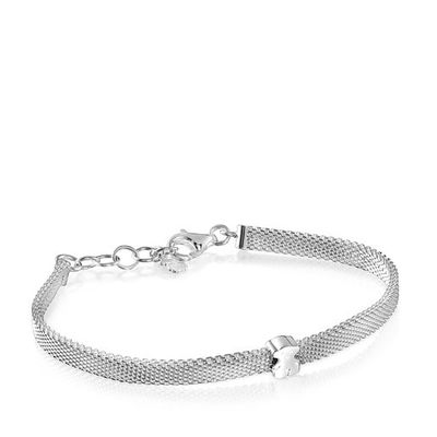 Pulsera estrecha Real Sisy de Plata