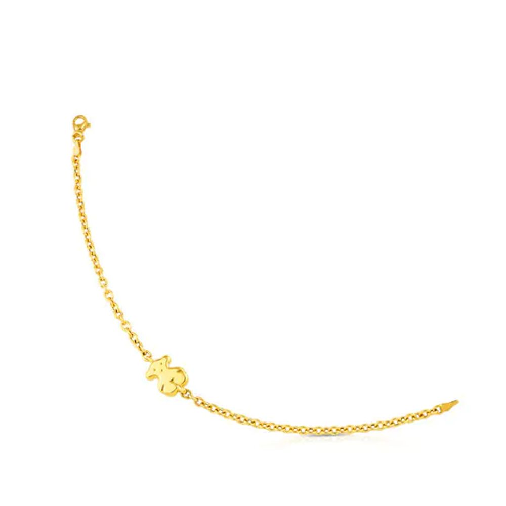 TOUS Gold Sweet Dolls Bracelet Bear motif | Westland Mall