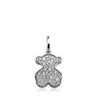 White Gold Icon Gems Pendant with Diamonds