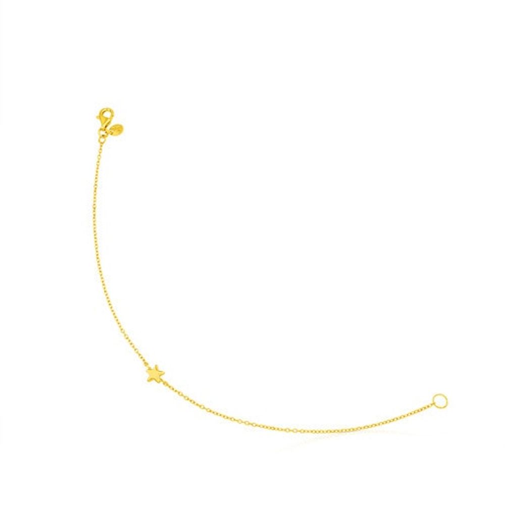 TOUS Gold Sweet Dolls XXS Bracelet with Star motif. | Westland Mall