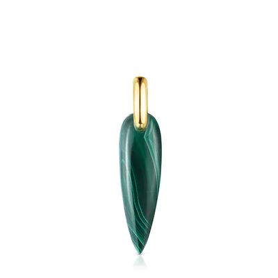 Malachite Tiny pointed Pendant