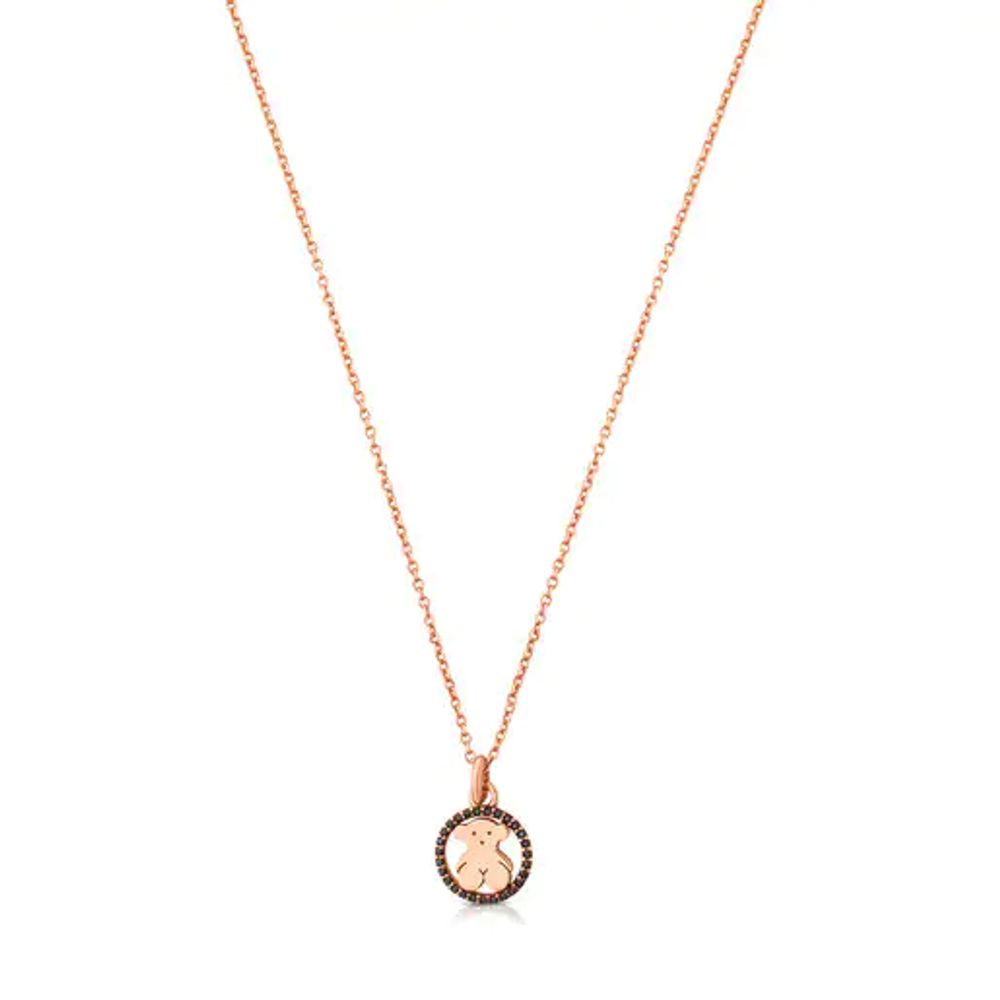 TOUS Rose Vermeil Silver Camille Necklace with Spinels | Plaza Las Americas