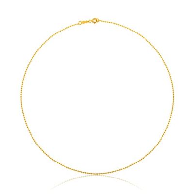 Gold Choker with 1.2 mm balls measuring 45 cm TOUS Chain