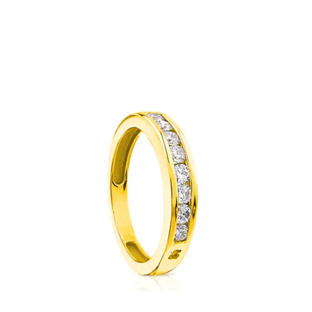 Gold TOUS Diamond Ring with Diamonds