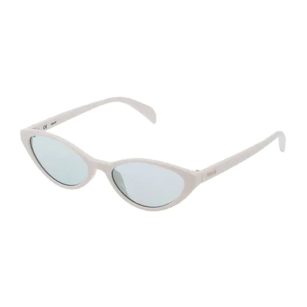 Lentes de sol Bear Cat Eye de acetato en color blanco