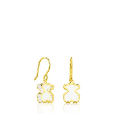 Aretes Galaxy con baño de oro 18 kt sobre plata