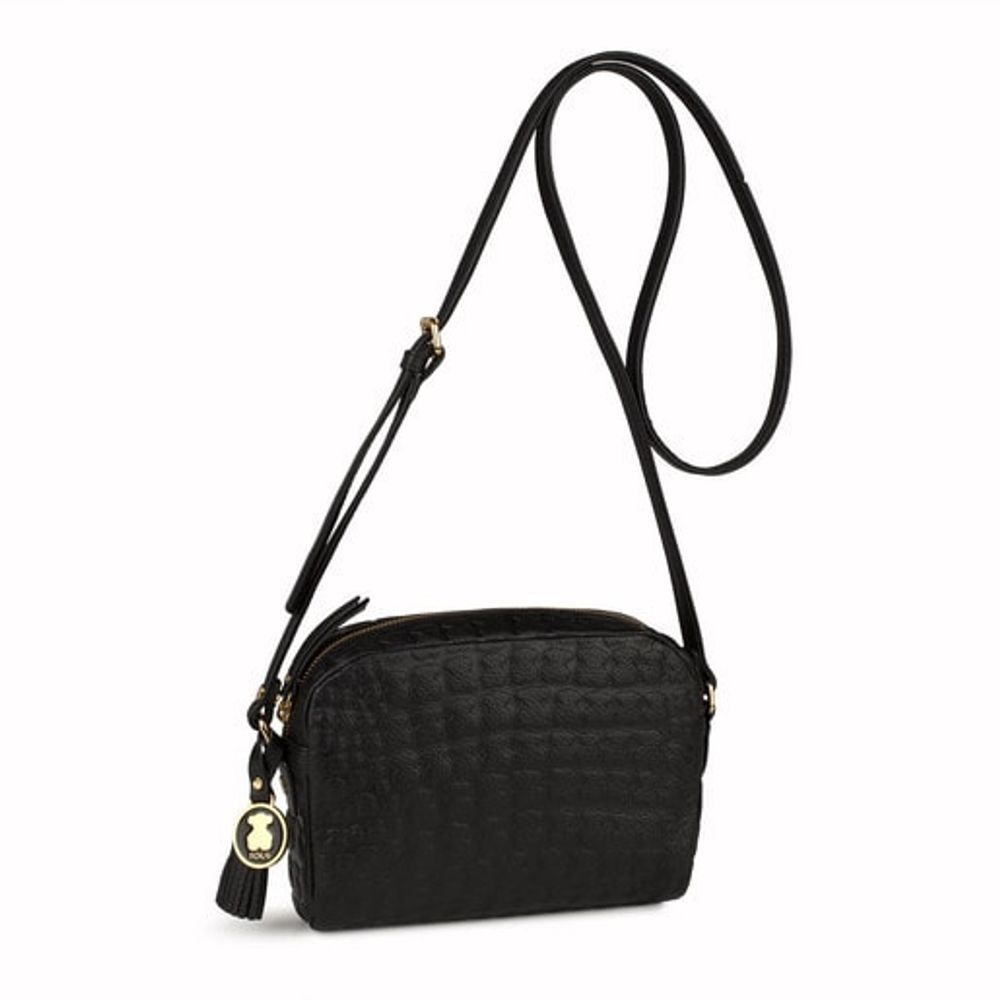 TOUS Black Leather Sherton Crossbody bag | Westland Mall