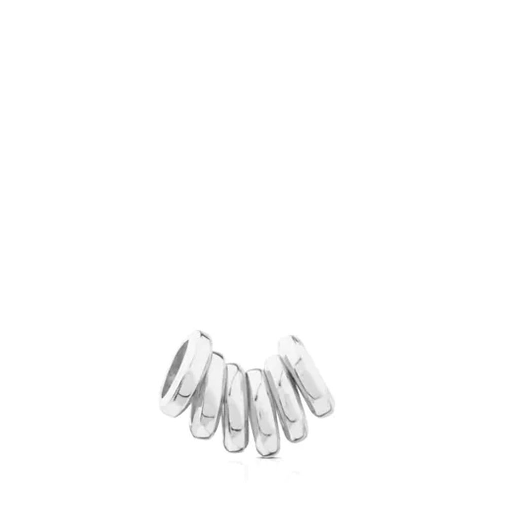 TOUS Pack of 6 Silver TOUS Chokers rings | Westland Mall