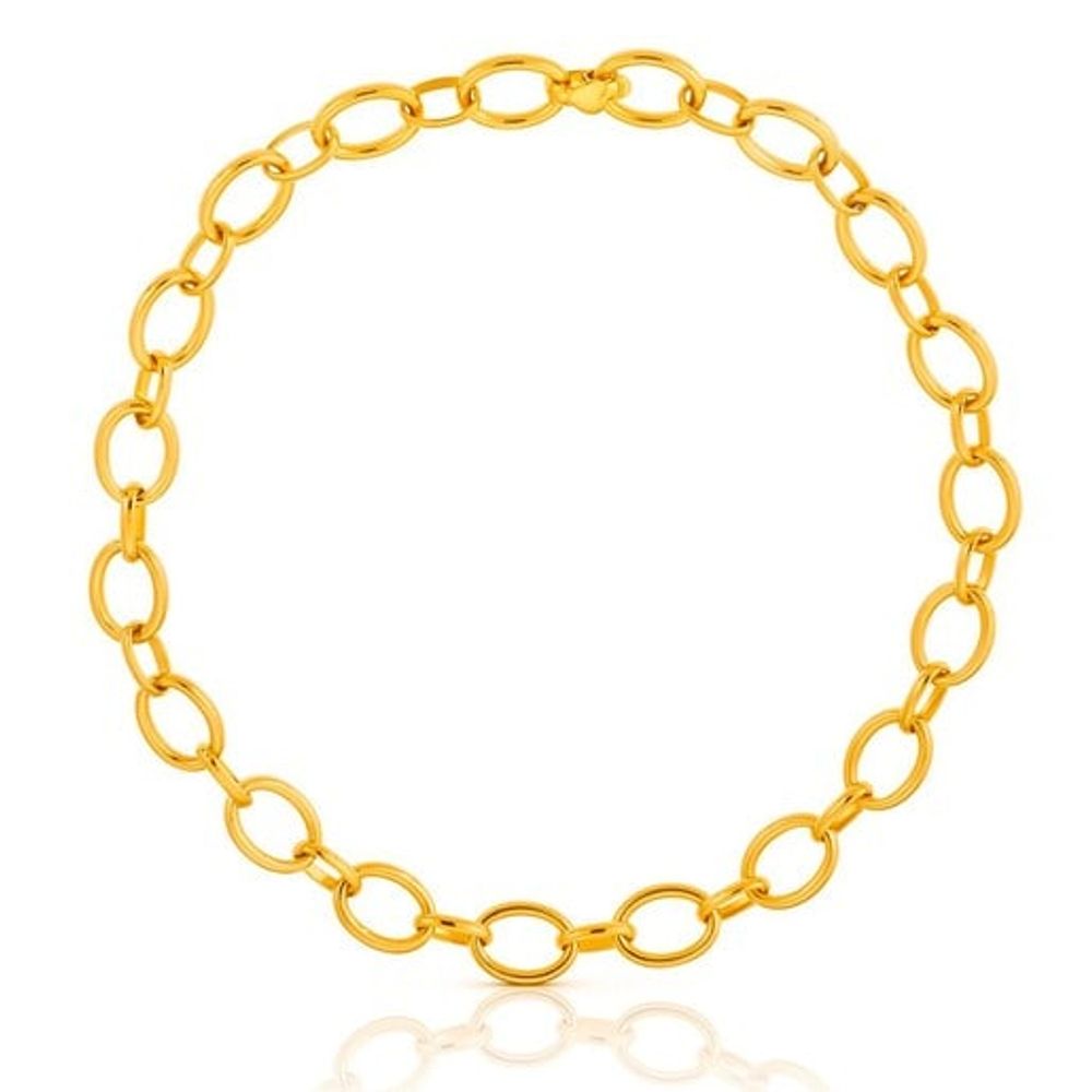 Vermeil Silver TOUS Chain Necklace