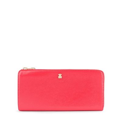 Medium coral Dorp wallet