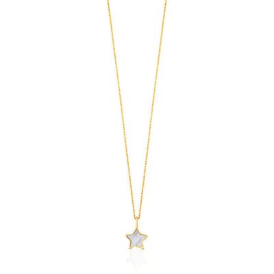 Gold and Mother-of-pearl XXS star Necklace