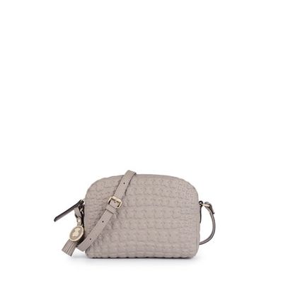 Taupe colored Leather Sherton Crossbody bag