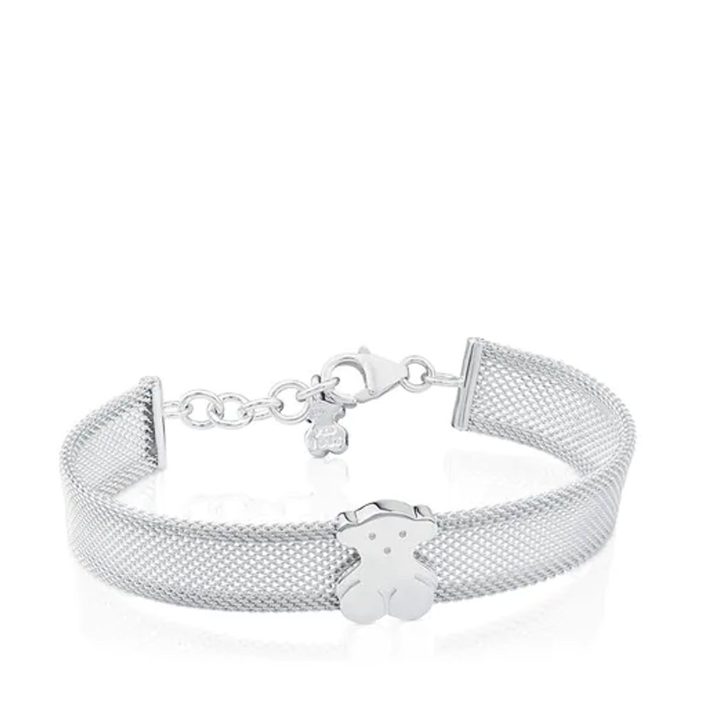 Pulsera Icon Mesh de Plata