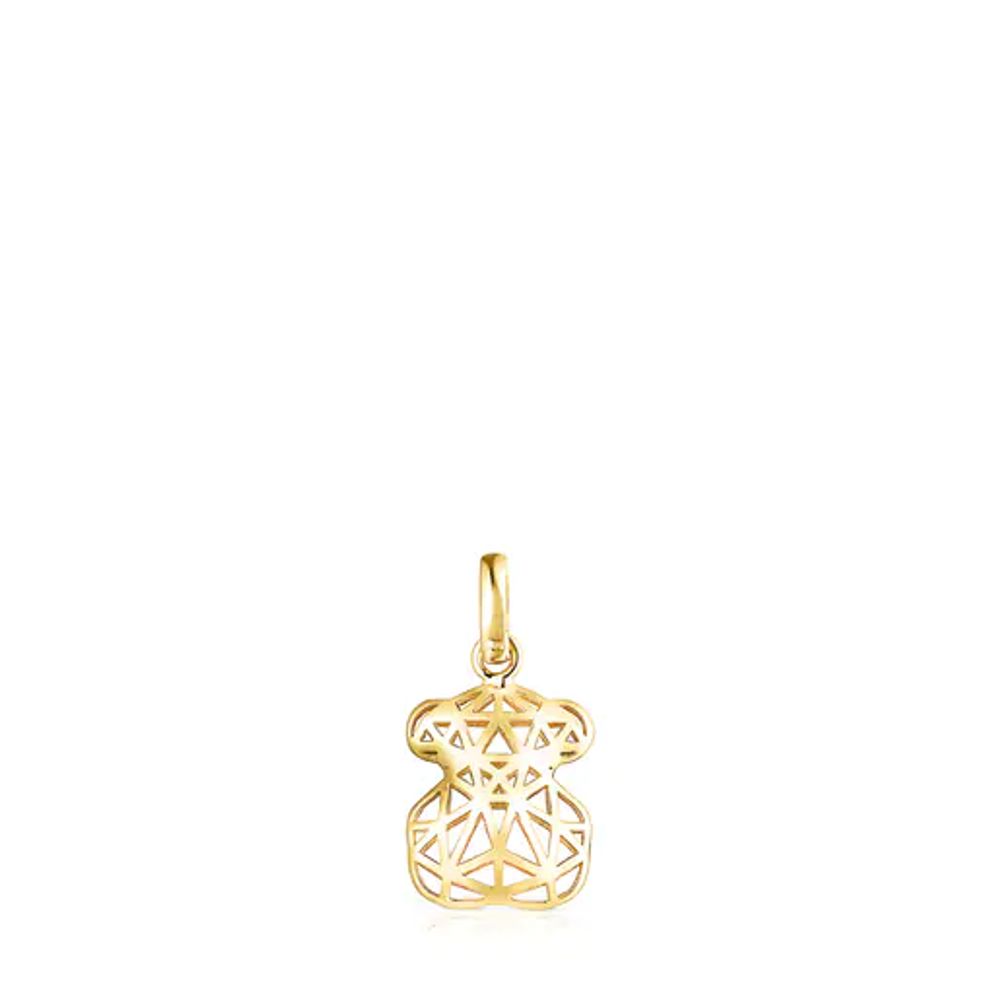 Gold Sketx Line Pendant