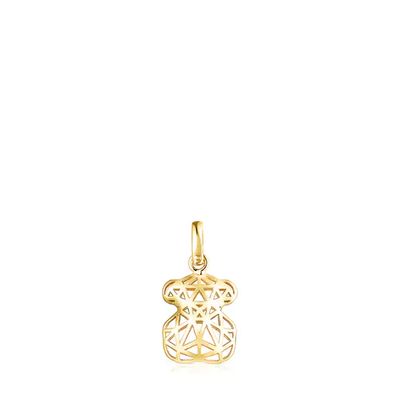 Gold Sketx Line Pendant