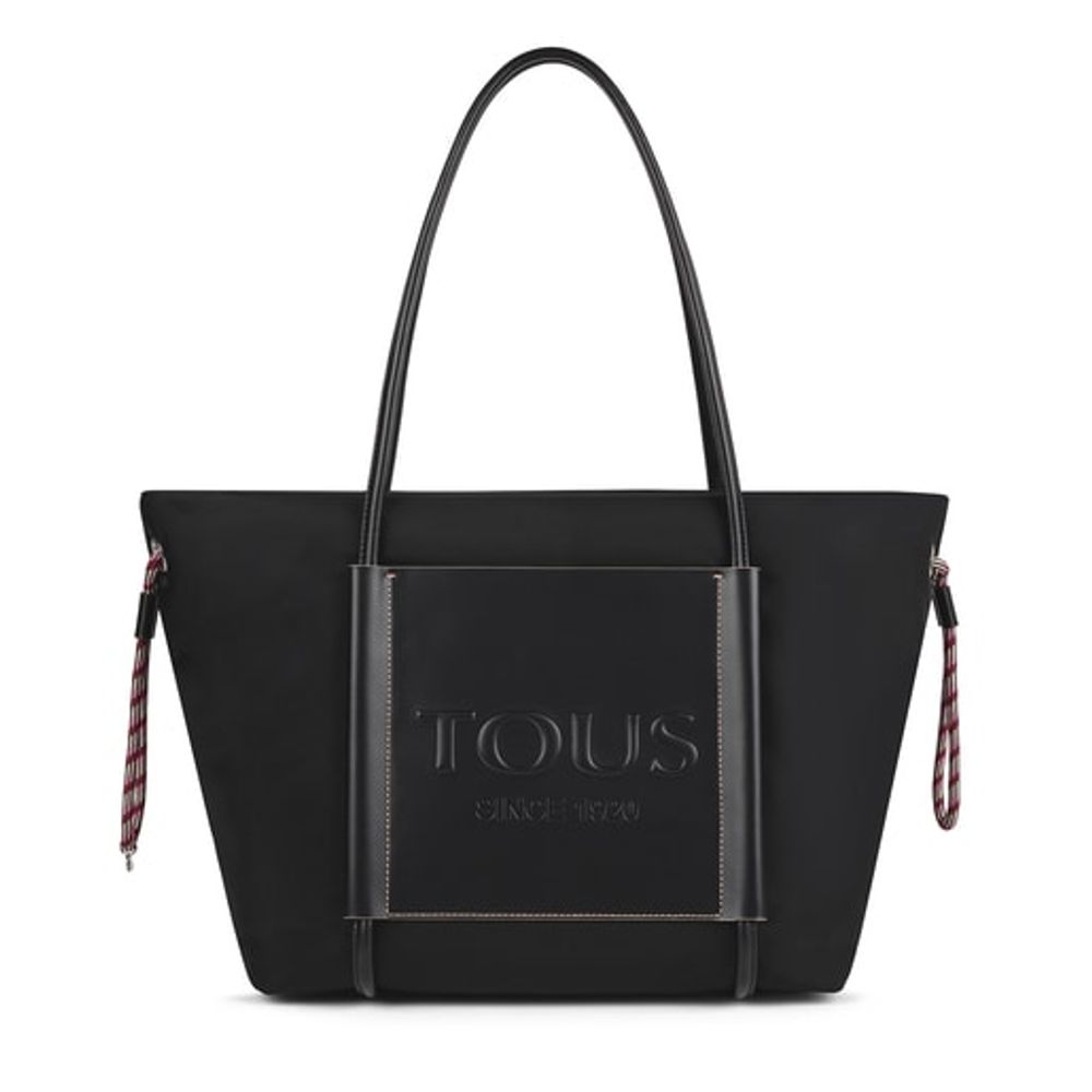 Large black Empire Soft Tote bag