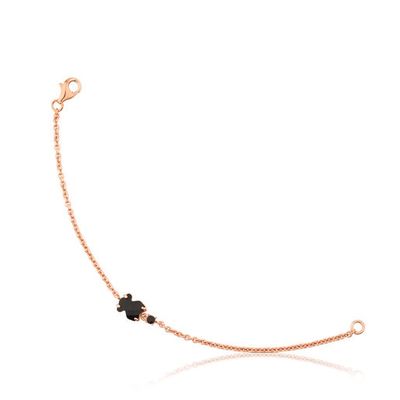 Pulsera Erma con baño de oro rosa 18 kt sobre plata