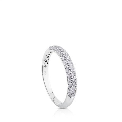 White Gold Les Classiques Ring with Diamond. 0,33ct.