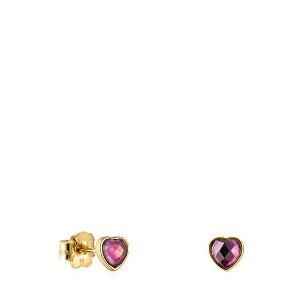 Gold and Amethyst Glory Earrings