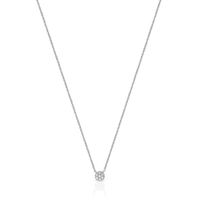 White Gold with Diamonds Alecia Necklace