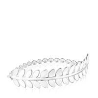 Silver Fragile Nature laurel leaf Bracelet