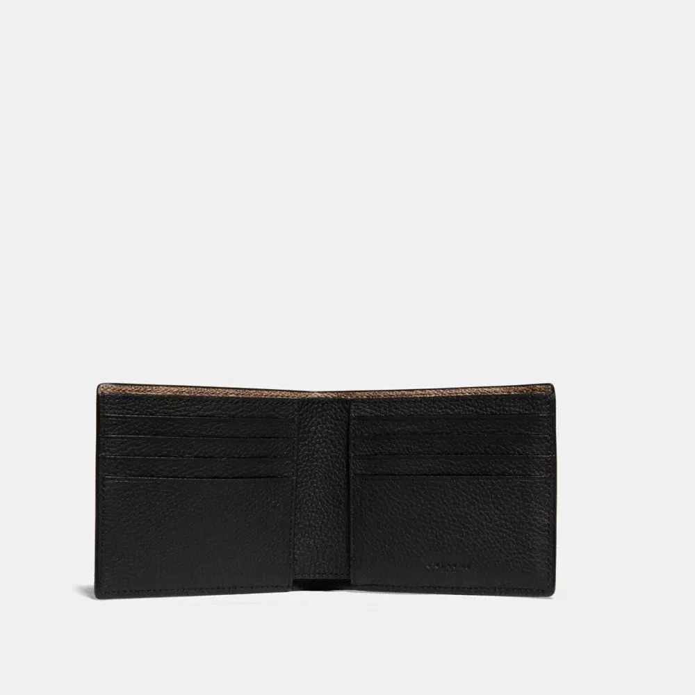 3 In 1 Wallet With Signature Canvas Detail