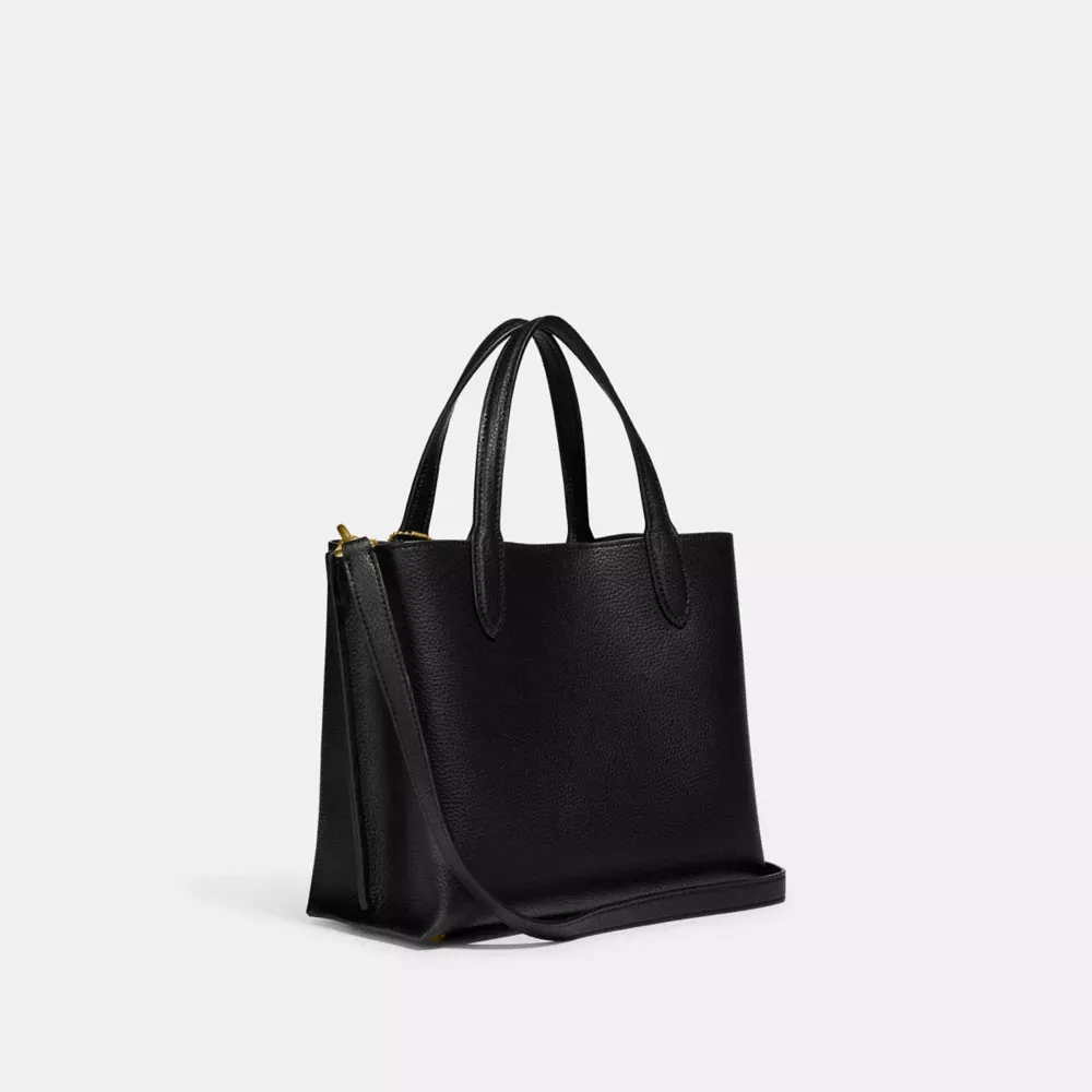 Disney X Coach Willow Tote Bag 24 With Mickey Mouse