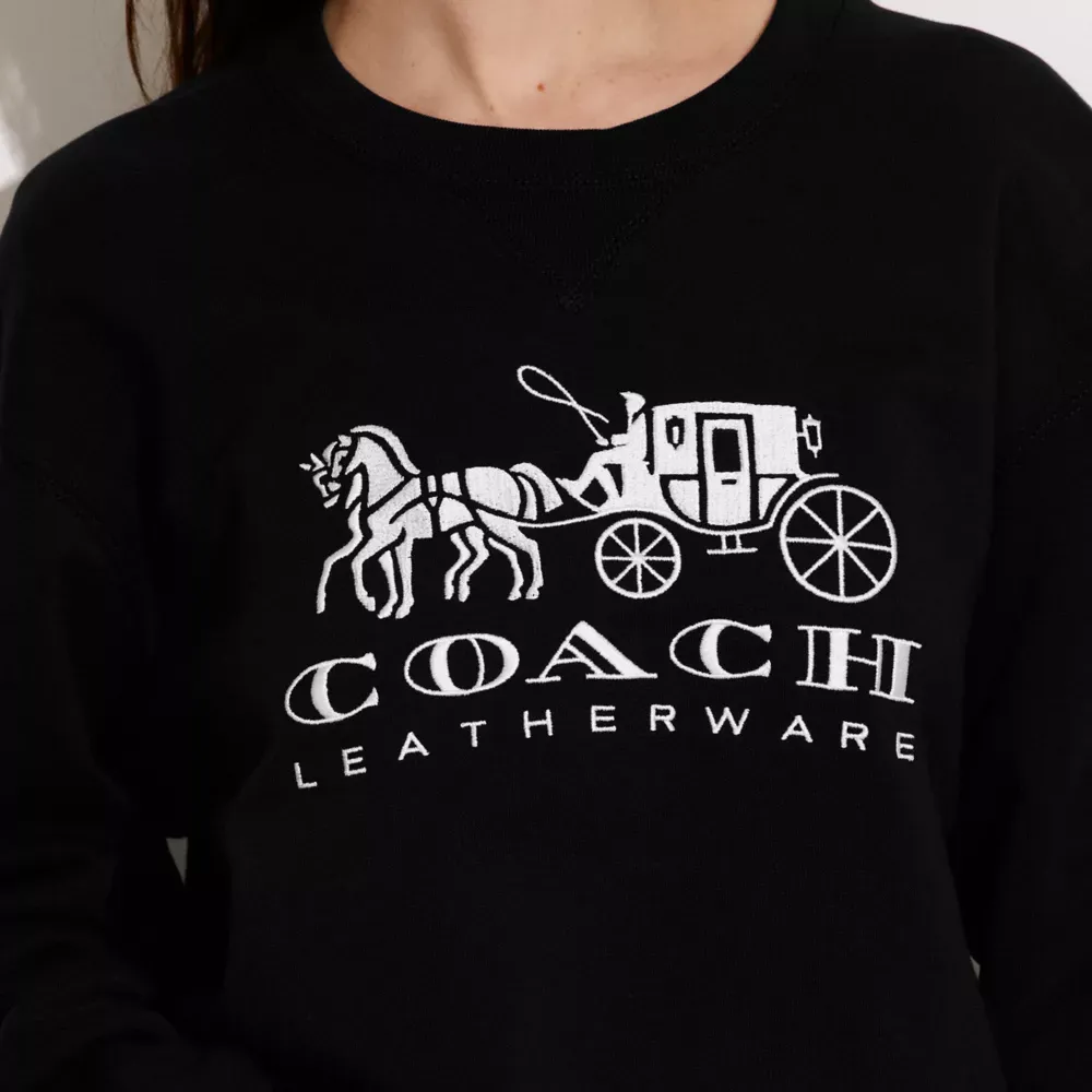 COACH®  Signature Horse And Carriage T Shirt In Organic Cotton