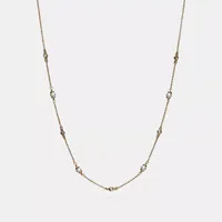 Classic Crystal Pearl Necklace