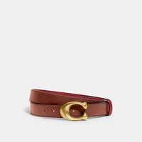 Sculpted C Buckle Cut To Size Reversible Belt