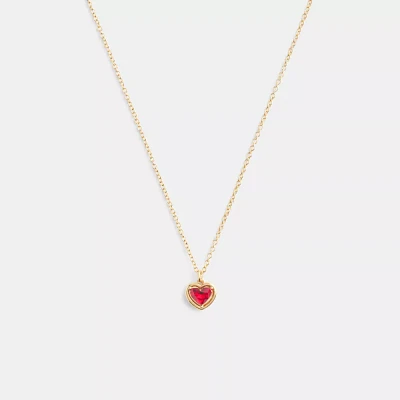 Halo Heart Pendant Necklace