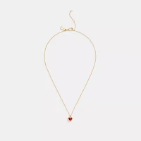 Halo Heart Pendant Necklace