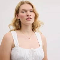 Halo Heart Pendant Necklace