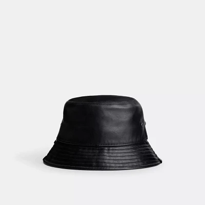 Leather Bucket Hat