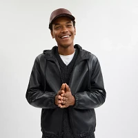 Leather Baseball Hat
