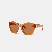 Maxi Sculpted C Oversized Geometric Sunglasses
