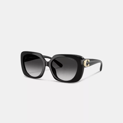 Maxi Sculpted C Oversized Square Sunglasses