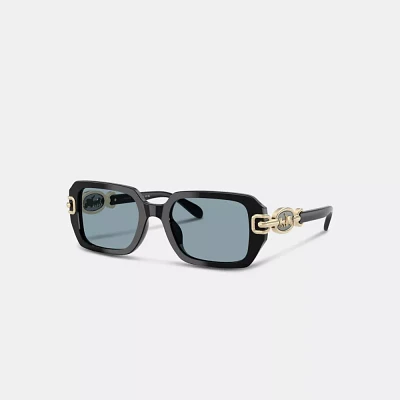 Horse And Carriage Rectangle Sunglasses