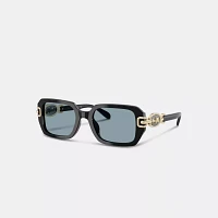 Horse And Carriage Rectangle Sunglasses