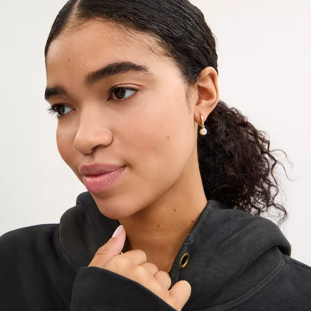 Mini Bottle Cap And Dice Mismatch Earrings