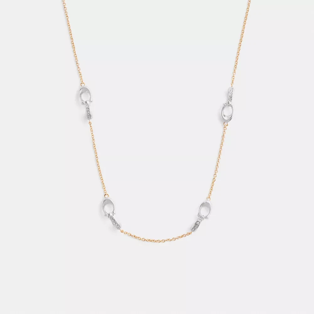 Pavé Signature Chain Necklace