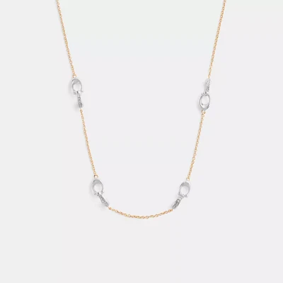 Pavé Signature Chain Necklace