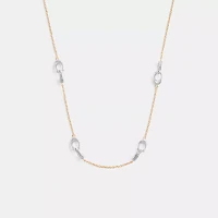 Pavé Signature Chain Necklace